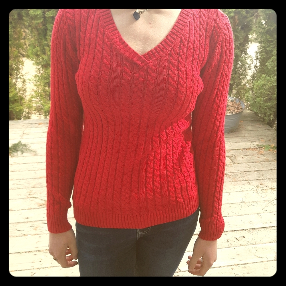 Lovely cabled sweater